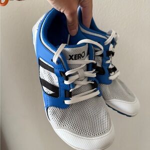 XERO Blue and White Lightweight Athletic Shoes